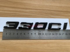 Gloss Black 3D ABS Letters Trunk 330ci Emblem Rear Badge for BMW 2017-2022 330ci
