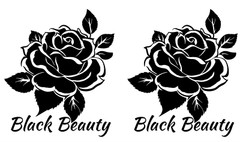 Black Beauty Roses Graphic 5″ Black Vinyl Decals Car Truck Windows laptop