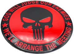 1x 2nd Amendment Decal Sticker Emblem for Auto, Car, Truck Aluminum Badge 2.20″