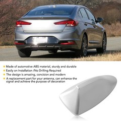 Car Shark Fin Roof Antenna Aerial FM/AM Radio Signal Trim Universal Decor N