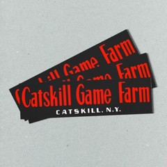 CATSKILL Game Farm Bumper Sticker – Tourism USA Vintage Style – Vinyl 80s 90s