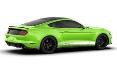 Lower side stripes graphics stickers decals compatible with Ford Mustang