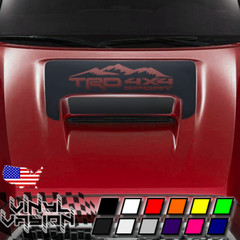 Mountain Hood Scoop Vinyl Decal Sticker For Toyota Tacoma Sport TRD 2016-2023