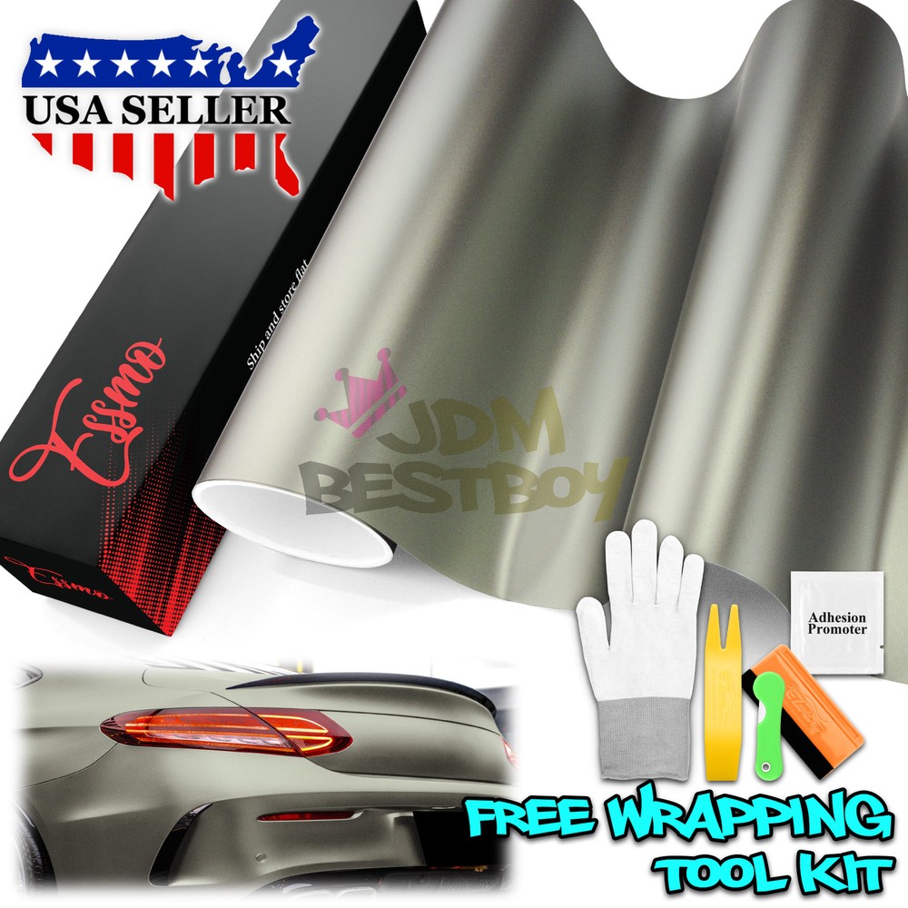 ESSMO PET Matte Metallic Millennium Jade Car Vehicle Vinyl Wrap Decal Sticker