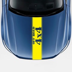 Car Bonnet Hood Offroad Decal Sticker Racing Stripe Graphics Decor Waterproof