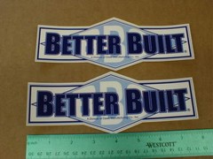 NOS new Better Built Tool Box automotive Truck drag Racing decal sticker Lot