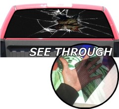 P416 Zombie Glass Rear Window Tint Graphic Decal Wrap Back Pickup Graphics