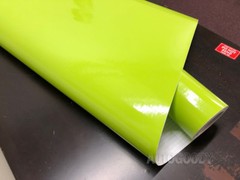 60″ x 60″ Gloss Neon Green Vinyl Film Wrap Air Bubble Free 5ft x 5ft