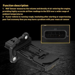 1/2Set Mass Sensor Flow Air For Nissan Altima Sentra 1.8L 2.5L L4 Gas 2013-2015