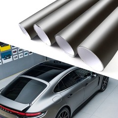 Car Auto Sticker Film Genuine Metal Silver Vinyl Wrap Decal Bubble Free Sheet