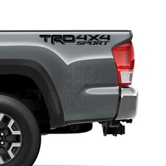 Set of 2: 2019 TRD 4×4 Sport vinyl decals for Toyota Tacoma Tundra 4Runner