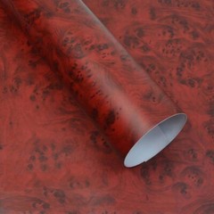 DIY Matte Glossy Wood Grain Textured Vinyl Wrap Sticker Car Home Interior Decor
