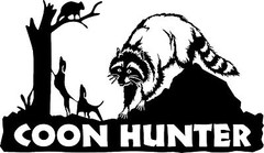 Coon Dog Hunter Hunting Raccoon Treeing Window Laptop Vinyl Decal Sticker