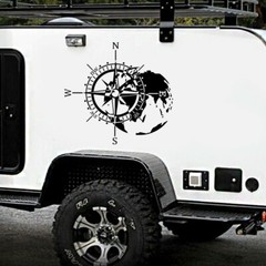 Vinyl Decal Compass Totem Graphics Sticker Waterproof For Car Truck Universal