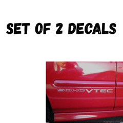 DOHC Vtec Stickers 92-00 Honda Civic Si Die Cut Vinyl OEM 1.2″ x 16″