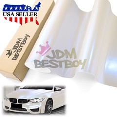 *Premium Matte Satin Pearl White Car Vinyl Wrap Sticker Decal Sheet Bubble Free