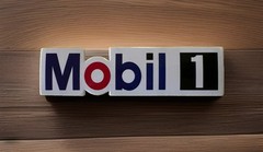 Mobil One Racing Oil Sticker *Glossy*Finish Approx Size: 4”X 1”. Self Adhesive.