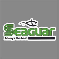 Seaguar Lime Green Carpet Graphic Decal Sticker for Fishing Bass Boats