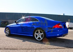Supercast Easy Stretch Chrome Royal Blue Vinyl Wrap Bubble Free Sticker Decal