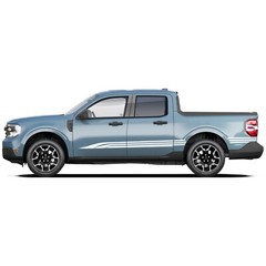 Triple side stripes graphics stickers decals compatible with Ford Maverick