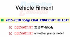 Hellcat Fender Emblem Overlay Decals – 2015-2018 Dodge Challenger SRT Hellcat