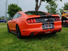 10″ PLAIN Rally Racing Stripe Graphics Stripes Set FIT 2015 – 2025 Mustang
