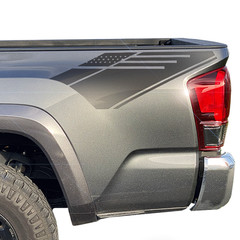 Tacoma 2016-2023 Decals Flag Bedsides Truck for Toyota Decal Vinyl 2P