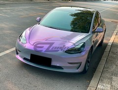 Space Candy Gloss Gray Purple Metallic Sticker Decal Car Vinyl Wrap Sheet Film