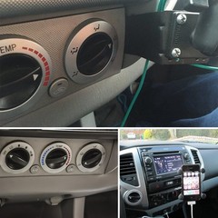 3/6X Fit Toyota Tacoma for 2005-2011 Heater Dials Knobs A/C HVAC Fan Control Set