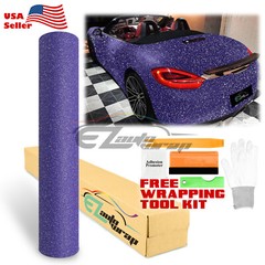 Matte Glitter Purple Frosted Sparkle Sticker Decal Sheet Car Vinyl Wrap Film