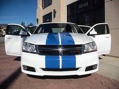 FOR Dodge Avenger Neon Dart 10 INCH Racing Stripes Vinyl Graphic Decal 36 FEET