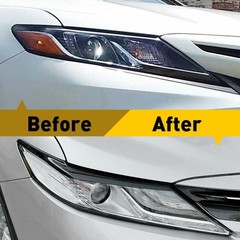 1/2Headlight Eyelid Trim Cover Eyebrows For Toyota Camry SE XSE XLE 2018-20 A