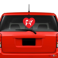 Love Alaskan Malamute Windshield Sticker Vinyl Auto Window mally