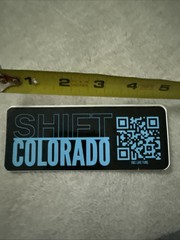 Shift Colorado Magazine Sticker With Qr Code
