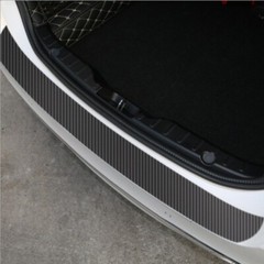 Car Door Plate Sill Scuff Cover Rear Guard Plate Protector Anti Scratch Decal