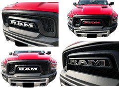 RAM Grille Emblem Overlay Decal – 2015-2018 Ram Rebel and 19-23 Warlock