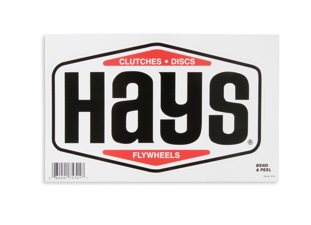 75-701 Hays Decal