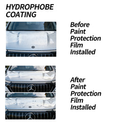 7.5mil TPU PPF Clear Gloss Paint Protection Film Invisible Scratches Shield Bra