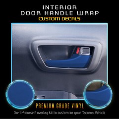 For 11-15 Prius / 14-18 Rav4 Interior Door Handles Trim Kit – Satin Matte Chrome
