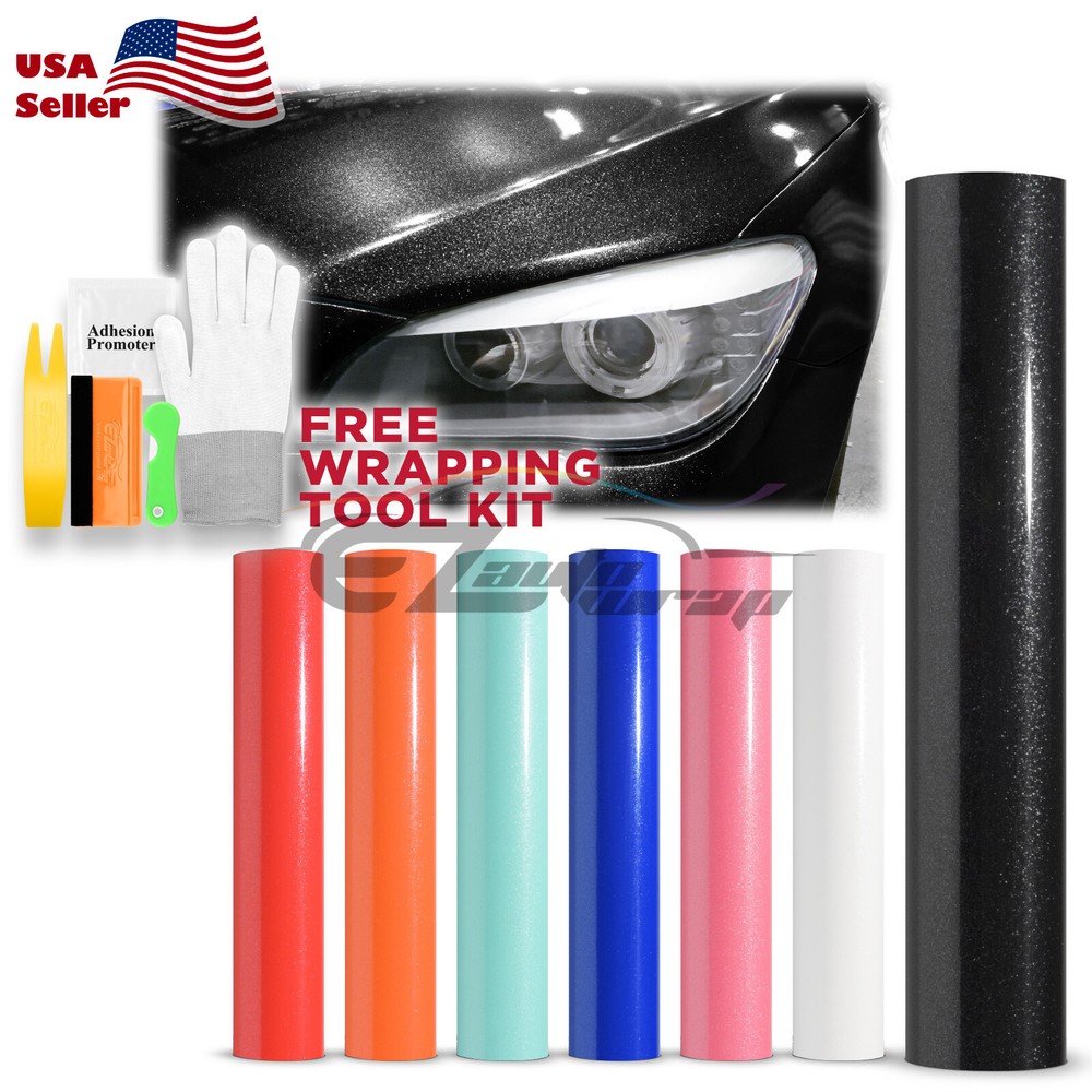 Sparkle Gloss Glitter Car Auto Sticker Decal Vinyl Wrap Sheet Film Air Release