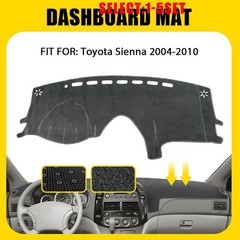 Dashboard DashMat Custom Dash Cover for 2004-2010 Toyota Sienna 1-5X