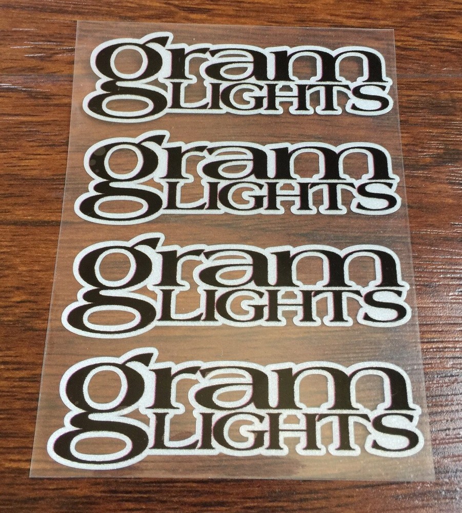 4pcs/set black gram lights sticker Wheel Rim Spoke Sticker Decals