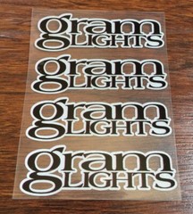 4pcs/set black gram lights sticker Wheel Rim Spoke Sticker Decals