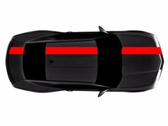 Chevy CAMARO 8″ Single Offset EZ Rally Racing Stripes Vinyl Decal Graphics