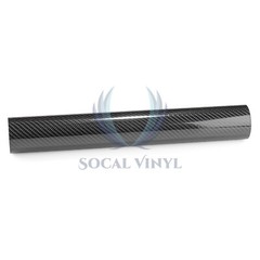 7D Carbon Fiber Black High Gloss Auto Vinyl Wrap Sticker Sheet Film Decal DIY 6D