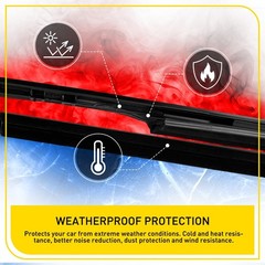 Door Window Belt Weatherstrip Kit For 12-22 Chevrolet Colorado Trailblazer 2-20X
