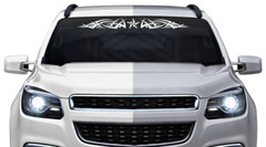 105-01 NAUTICAL STAR Decal Sticker Windshield Window Vinyl Graphic Banner Auto