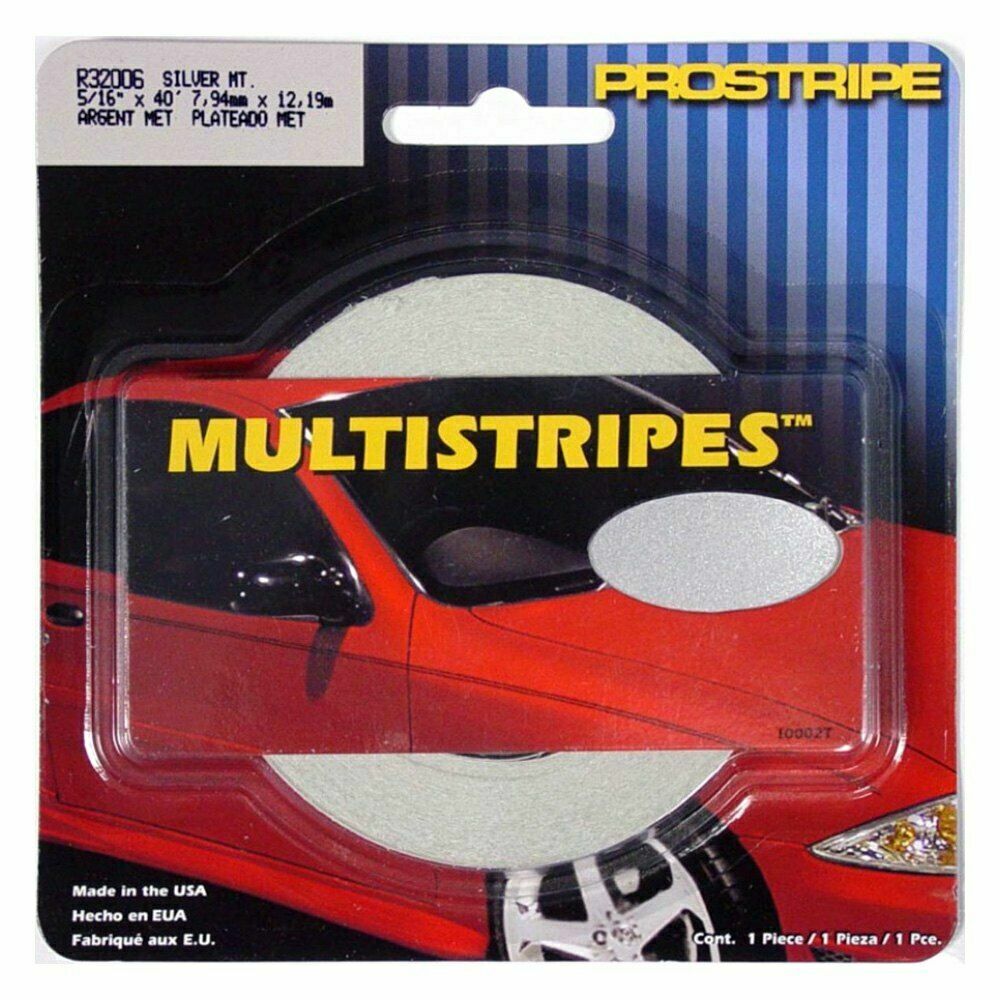 Prostripe Multistripe 5/16″ x 40′ Silver Metallic – Lot of 4 (R32006)