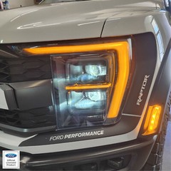 2021-2023 Ford Raptor F-150 Headlight Accent Vinyl Decals FP/Raptor F150