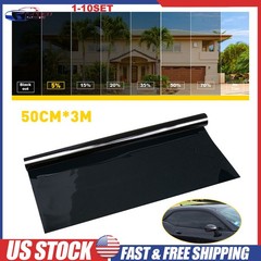 Uncut Roll Window Tint Film 5% VLT 20″ x 10’ft Car Home Office Glass Trim 1-10X